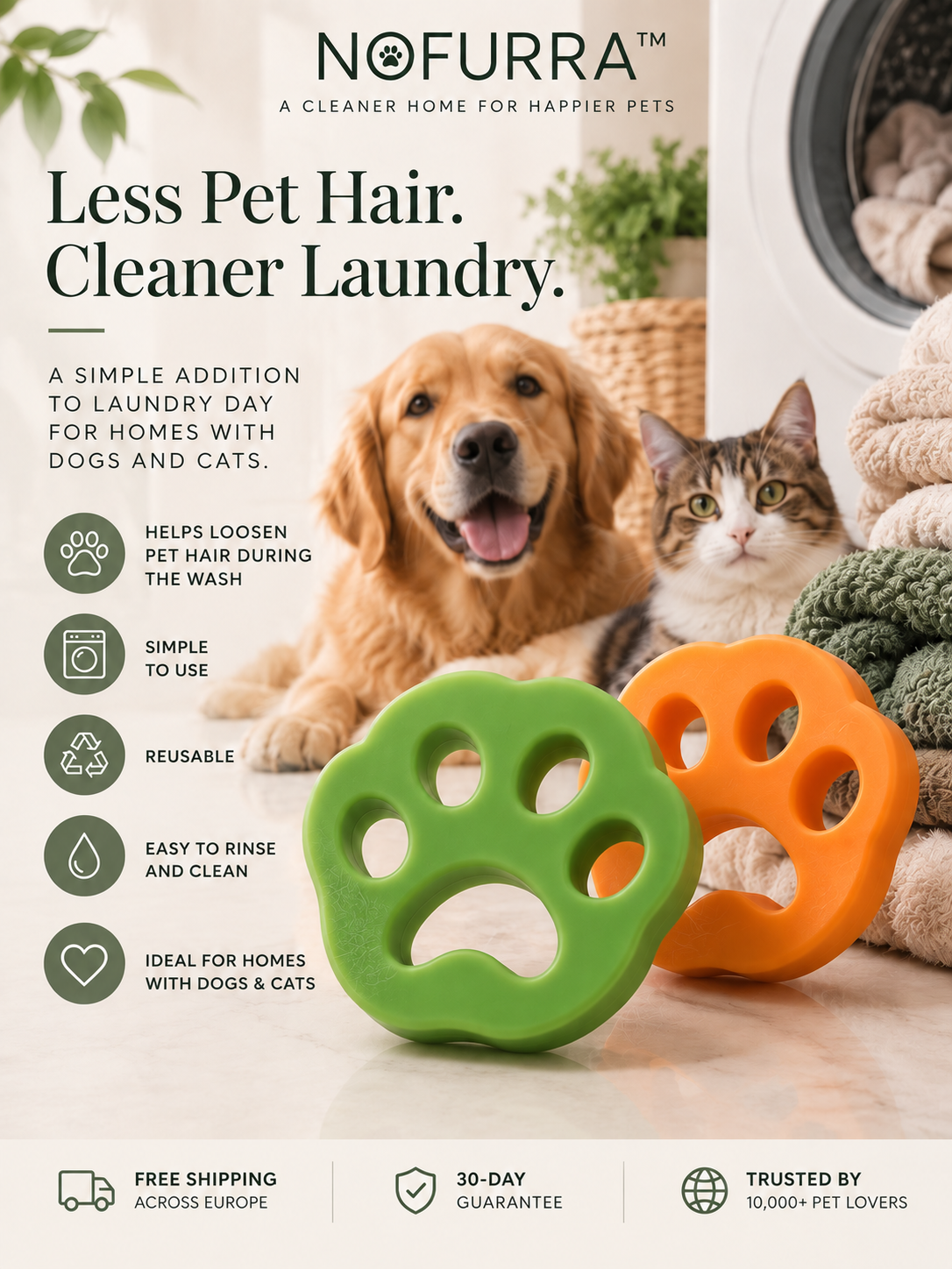 NOFURRA™ Pet Hair Laundry Catcher